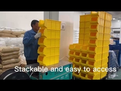 Kleine plastic kist voor het opslaan van reserveonderdelen 175x102x80mm