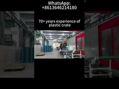 Fabrikant van plastic kratten Fabrieksrondleiding Spuitgietproductie en kwaliteitscontrole