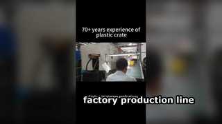 In onze fabriek: productie van VDA-containers (eurodozen) en op maat gemaakte plastic plankbakken