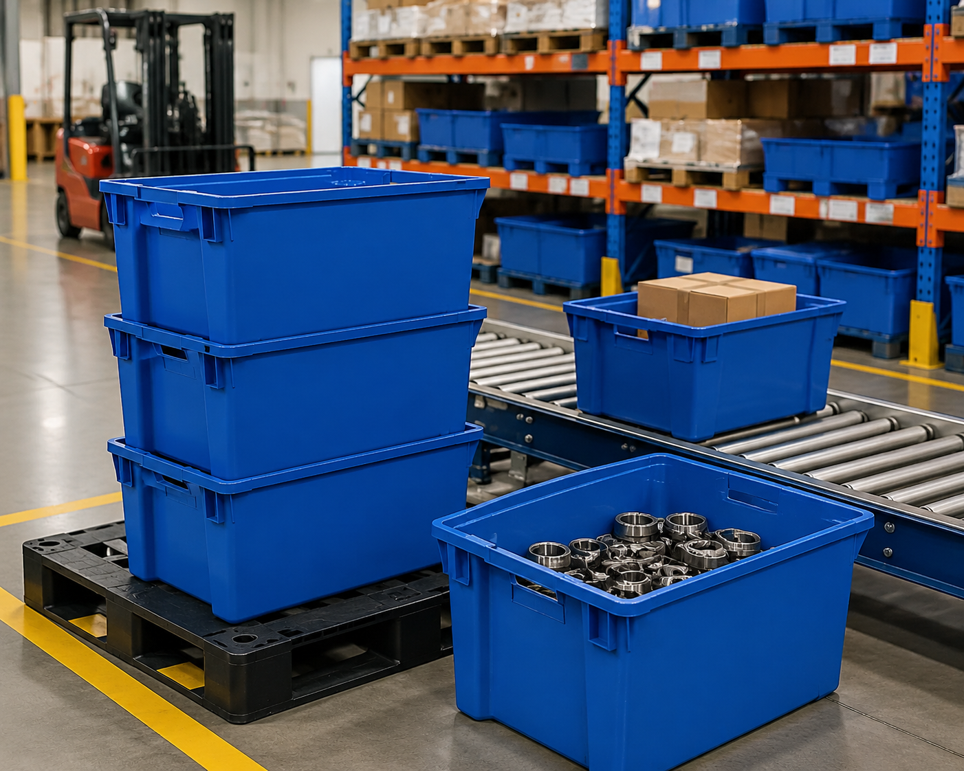 Laatste bedrijfsblogs Hoe op maat gemaakte plastic kratten de efficiëntie in moderne distributiecentra verbeteren