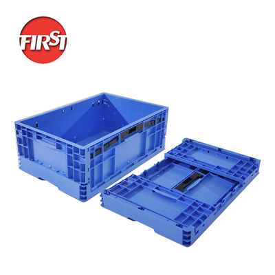 kopen Opvouwbare plastic opslagkast voor gerecycled magazijn PP gevouwen Grootte 600*400*77mm online vervaardiging