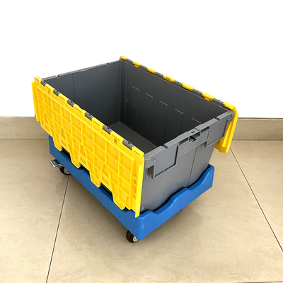 kopen Handige PP-plastic opslagcontainer met scharnierd deksel en stapelbaar ontwerp online vervaardiging