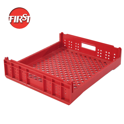 kopen PP rechthoekig plastic doos Instabel omzet opslag krat ruimtebesparing 510x450x105mm online vervaardiging