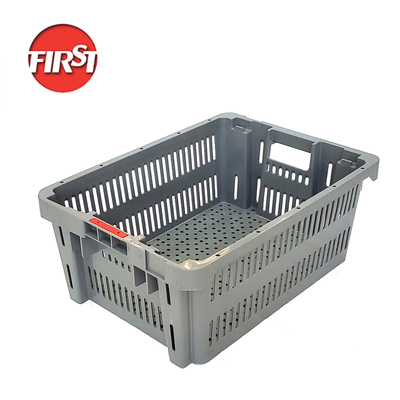 kopen Duurzame, instabiele plastic kratten 505*370*210mm Grootte Gemakkelijk voor verplaatsing en verzending online vervaardiging