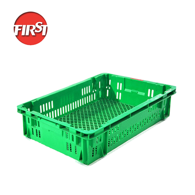 kopen 690x470x150 mm Plastic transport kratten voor duurzame opslagoplossingen herbruikbaar online vervaardiging