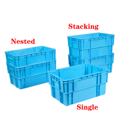 kopen Solid Box Style Logistiek Transport PP Plastic Moving Crate Soft Drink Voor industriële opslag online vervaardiging