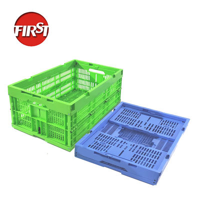 kopen Magazijnlogistiek Op maat gemaakte opvouwbare plastic kratten, zware PP opvouwbare opslagcontainers online vervaardiging