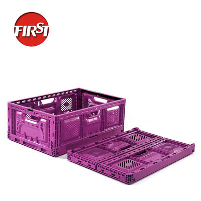 kopen Opvouwbare plastic krat 600×400 Stapelbare inklapbare logistieke kratten leverancier online vervaardiging