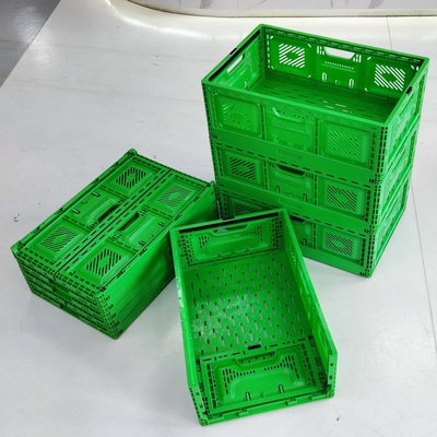 kopen Zijdedruk Plastic kratten voor opvouwbare opslag van groenten en fruit online vervaardiging