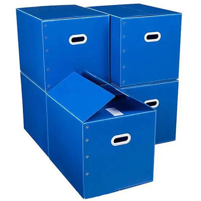 kopen PP Corrugated Foldable Box Recyclable Stackable Coroplast Box Lightweight Warehouse Storage online vervaardiging
