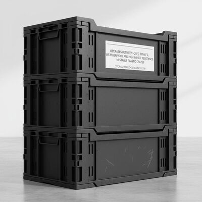 kopen Werkt tussen -20°C en 60°C Weerbestendige en hoog impactbestendig Instabiele plastic kratten opslag voor de logistieke industrie online vervaardiging