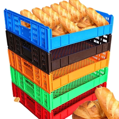 Injectieplastic verplaatsbare opvouwbare dozen Containers handige opslag Bulk