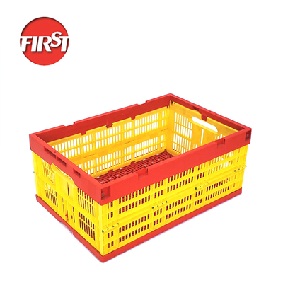 Supermarkt Landbouw Koffer vouwbaar plastic opslagkastje voor fruit en eieren